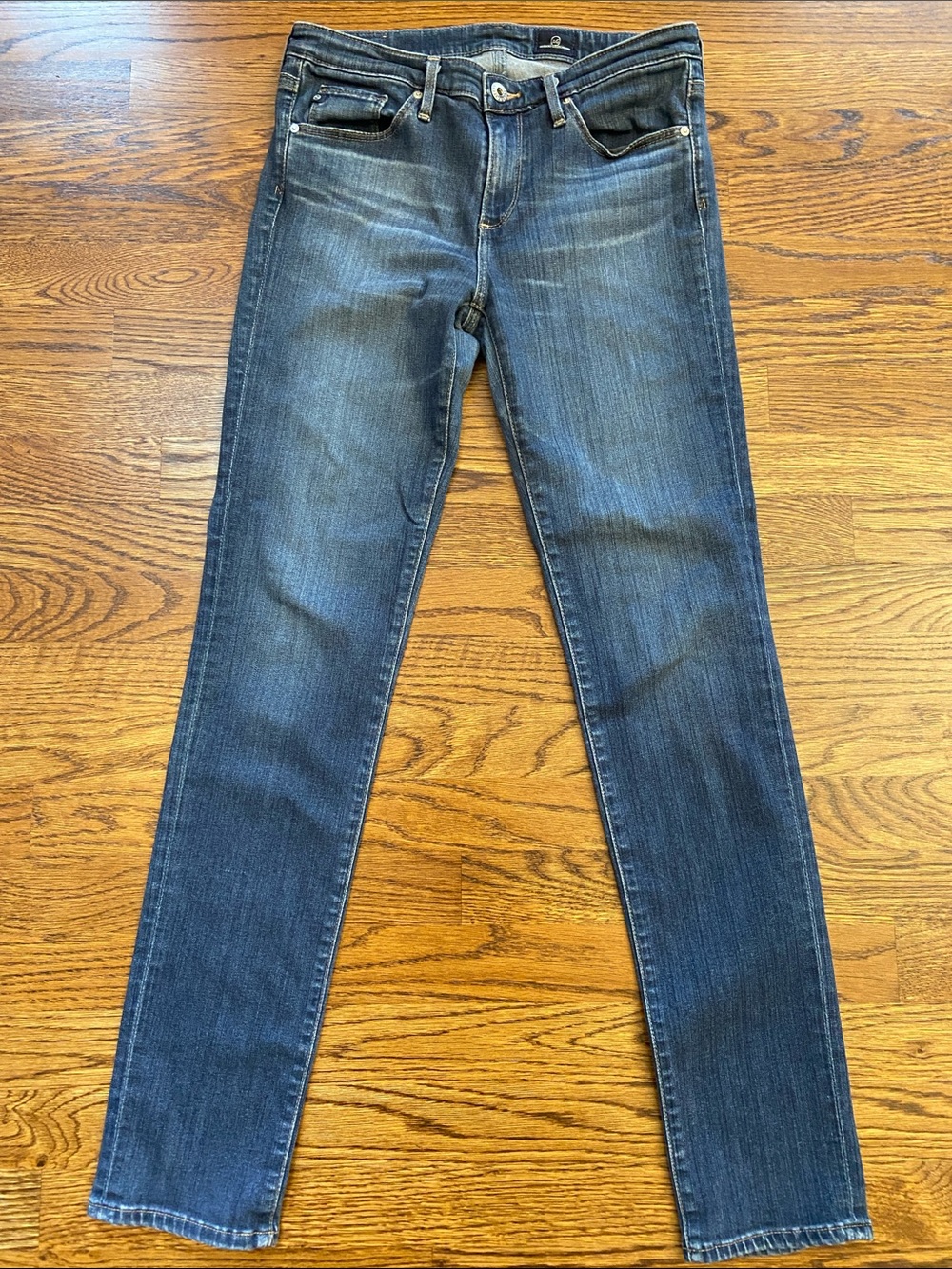 AG Adriano Goldschmied Dark Blue Skinny Jeans 26R